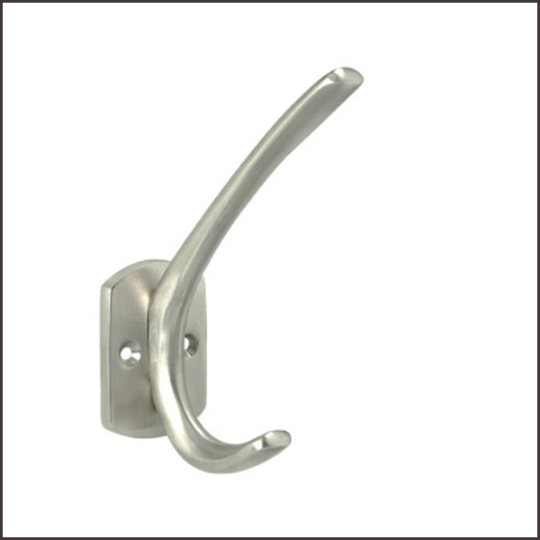 Danish Hat & Coat Hook Brushed Nickel – Denz Enterprises